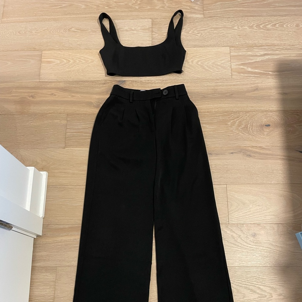 Princess Polly Black Trousers